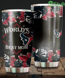 World's Best Mom Houston Texans NFL Beautiful Design Tumbler Product Photo 1