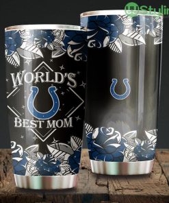 World's Best Mom Indianapolis Colts NFL Beautiful Design Tumbler Product Photo 1