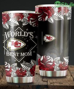 World's Best Mom Kansas City Chiefs NFL Beautiful Design Tumbler Product Photo 1