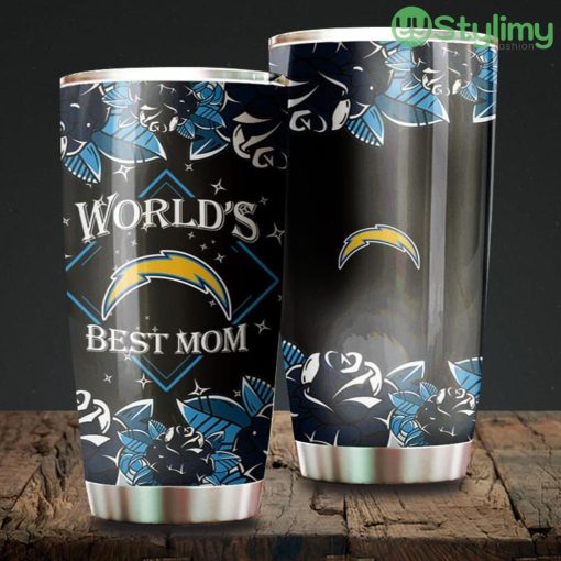 World's Best Mom San Diego Chargers NFL Beautiful Design Tumbler Product Photo 1