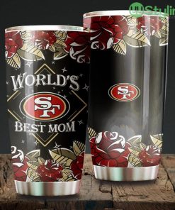World's Best Mom San Francisco 49ers NFL Beautiful Design Tumbler Product Photo 1
