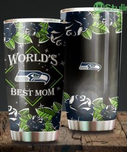 World's Best Mom Seattle Seahawks NFL Beautiful Design Tumbler Product Photo 1