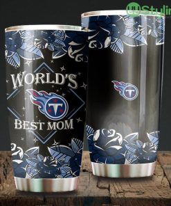 World's Best Mom Tennessee Titans NFL Beautiful Design Tumbler Product Photo 1