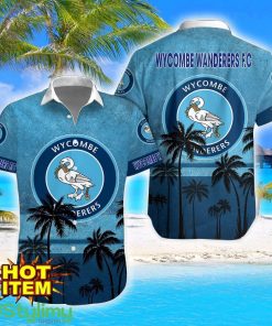Wycombe Wanderers F.C Tropical Aloha Hawaiian Shirt And Shorts Product Photo 1