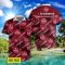 1. FC Nurnberg 3D Hawaiian Shirt and Shorts Vinatge Tree Pattern Beach Shirt For Fans Product Photo 2