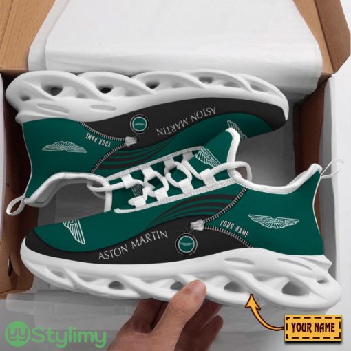Aston Martin Running Sneakers Max Soul Shoes Custom Name For Men Women Sport Shoes Product Photo 2