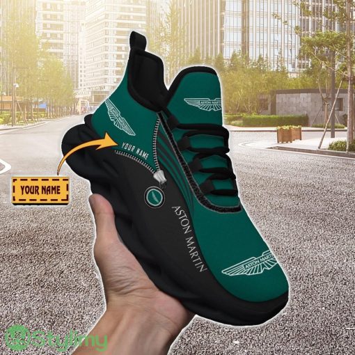 Aston Martin Running Sneakers Max Soul Shoes Custom Name For Men Women Sport Shoes Product Photo 3