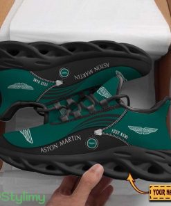 Aston Martin Running Sneakers Max Soul Shoes Custom Name For Men Women Sport Shoes Product Photo 1