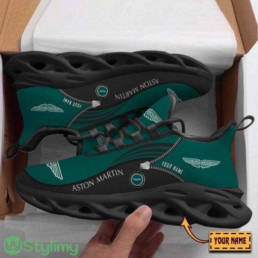 Aston Martin Running Sneakers Max Soul Shoes Custom Name For Men Women Sport Shoes Product Photo 1