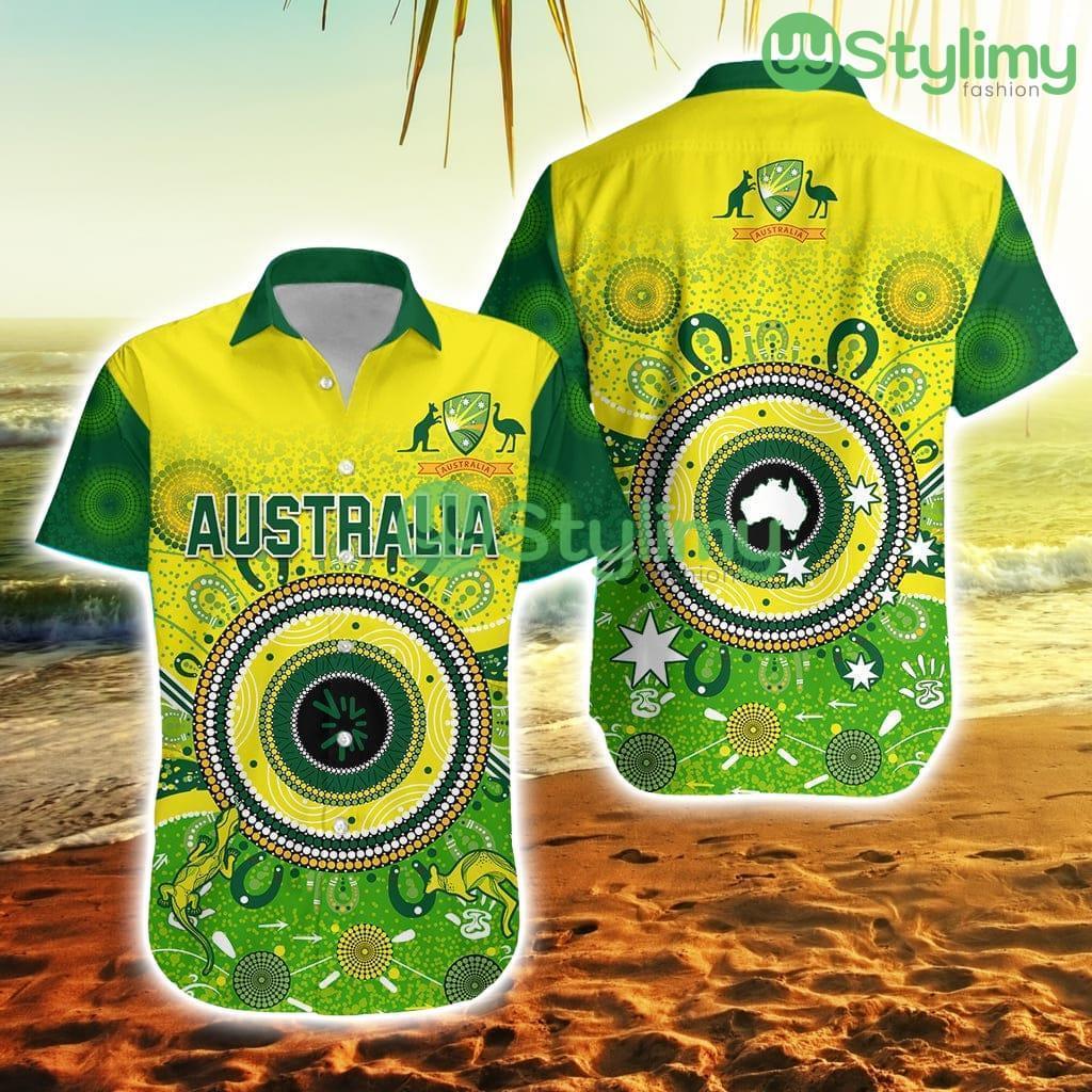 Australia Cricket Hawaiian Shirt Aboriginal National Color Champion Trending Summer 2 Australia Cricket Hawaiian Shirt Aboriginal National Color Champion Trending Summer Product Photo 1