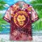 Brisbane Lions AFL 3D Printing Personalized Name Hawaiian Shirt Beach Gift Product Photo 2