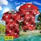 Calgary Stampeders 3D Hawaiian Shirt and Shorts Vinatge Tree Pattern Beach Shirt For Fans Product Photo 2