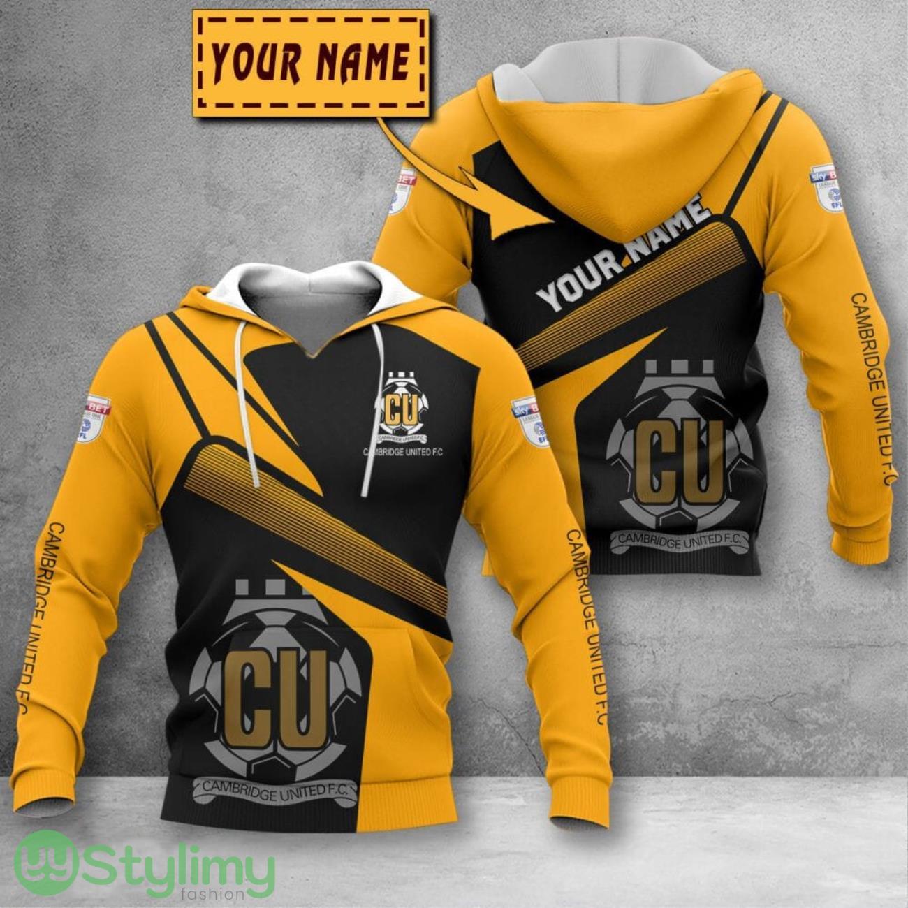 Cambridge United F.C 3D Printing Hoodie Custom Name For Fans Gift 6 Cambridge United F.C 3D Printing Hoodie Custom Name For Fans Gift Product Photo 1