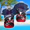 Canada Montreal Alouettes Hawaii Coconut 3D Hawaiian Shirt And Short Beach Gift Product Photo 2