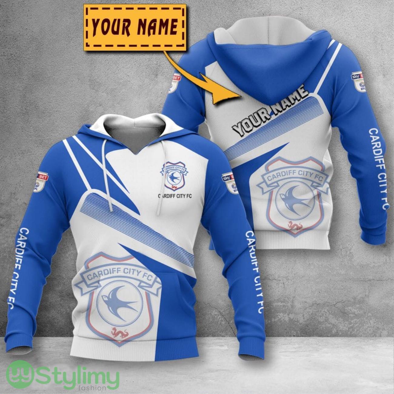 Cardiff City F.C 3D Printing Hoodie Custom Name For Fans Gift 6 Cardiff City F.C 3D Printing Hoodie Custom Name For Fans Gift Product Photo 1