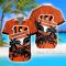 Cincinnati Bengals Hawaii Coconut 3D Hawaiian Shirt And Short Beach Gift Product Photo 2