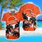 Cleveland Browns Hawaii Coconut 3D Hawaiian Shirt And Short Beach Gift Product Photo 2