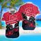 Cleveland Indians Hawaii Coconut 3D Hawaiian Shirt And Short Beach Gift Product Photo 2