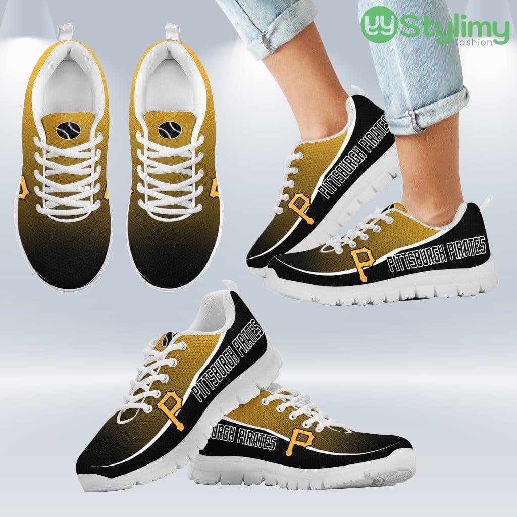 Colorful Pittsburgh Pirates Passion Sneakers Shoes Gift For Men And Women 2 Colorful Pittsburgh Pirates Passion Sneakers Shoes Gift For Men And Women Product Photo 2