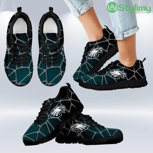 Colors Air Cushion Philadelphia Eagles Gradient Sneakers Shoes Gift For Men And Women Product Photo 1