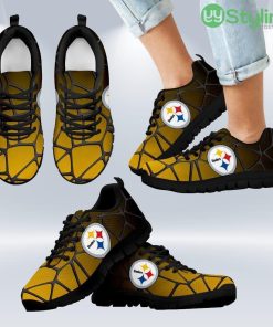 Colors Air Cushion Pittsburgh Steelers Gradient Sneakers Shoes Gift For Men And Women Product Photo 1