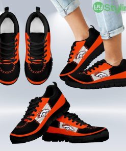 Cross Thread Seamless Beautiful Logo Denver Broncos Sneakers Shoes Gift For Men And Women Product Photo 1