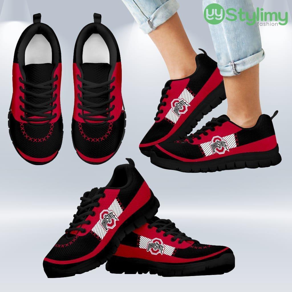 Cross Thread Seamless Beautiful Logo Ohio State Buckeyes Sneakers Shoes Gift For Men And Women 5 Cross Thread Seamless Beautiful Logo Ohio State Buckeyes Sneakers Shoes Gift For Men And Women Product Photo 1