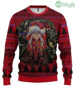 Cute Inuyasha Mc Ugly Christmas Sweater Thanksgiving Gift For Men And Women 3D Printed Product Photo 1