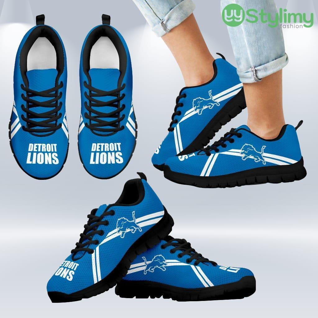 Detroit Lions Parallel Line Logo Sneakers Shoes Gift For Men And Women 5 Detroit Lions Parallel Line Logo Sneakers Shoes Gift For Men And Women Product Photo 1