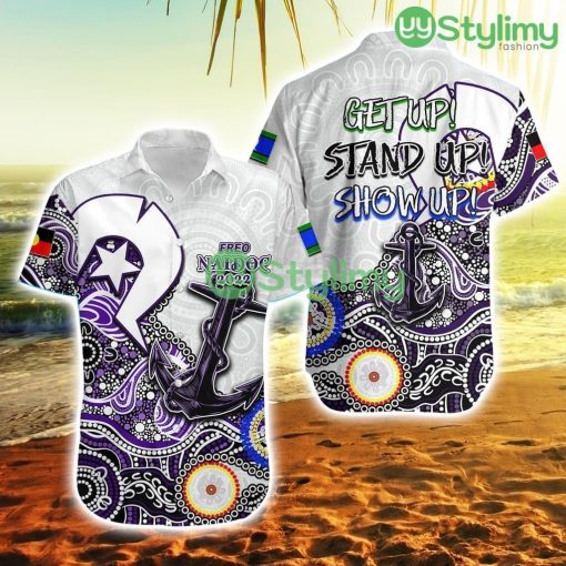 Dockers Australian Football Hawaiian Shirt Naidoc Patterns Trending Summer Product Photo 1
