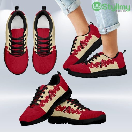 Doodle Line Amazing Arizona Diamondbacks Sneakers V1 Shoes Gift For Men And Women Product Photo 1