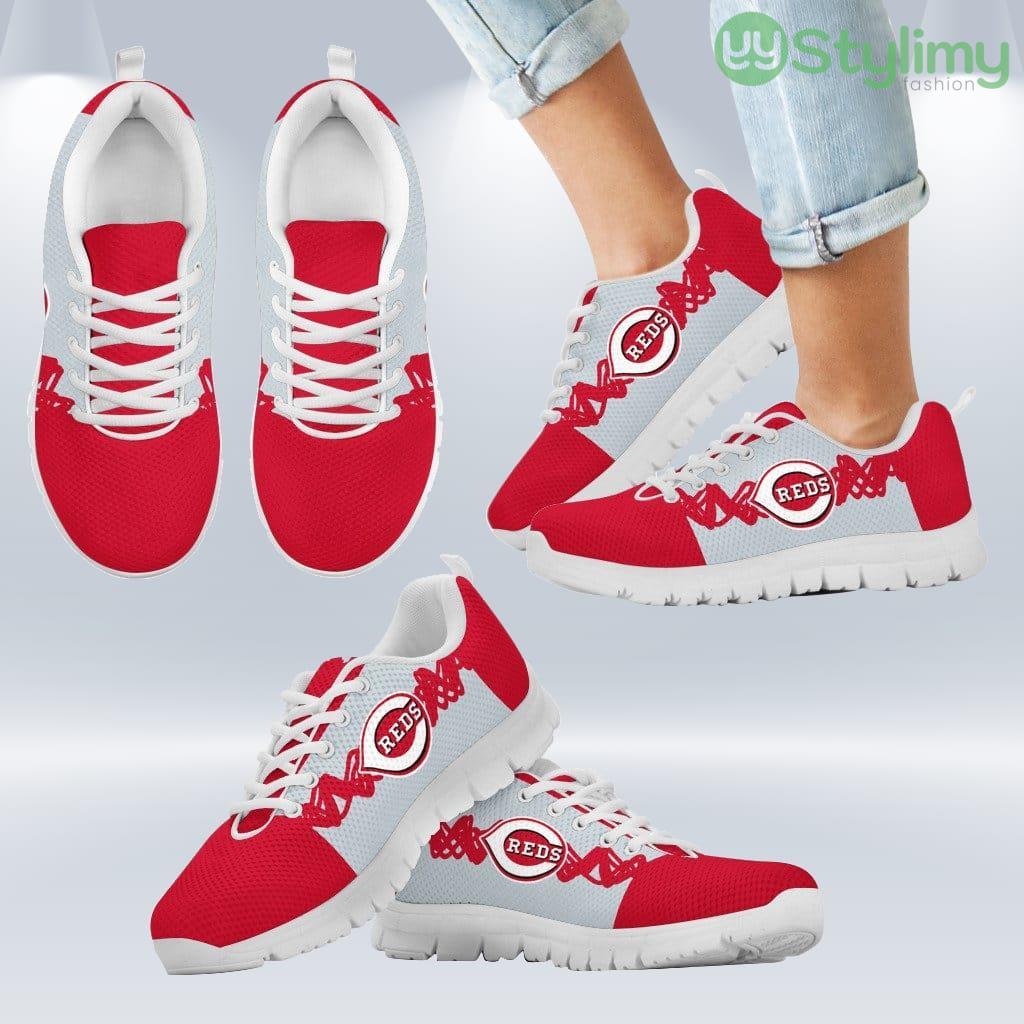 Doodle Line Amazing Cincinnati Reds Sneakers V1 Shoes Gift For Men And Women 2 Doodle Line Amazing Cincinnati Reds Sneakers V1 Shoes Gift For Men And Women Product Photo 2