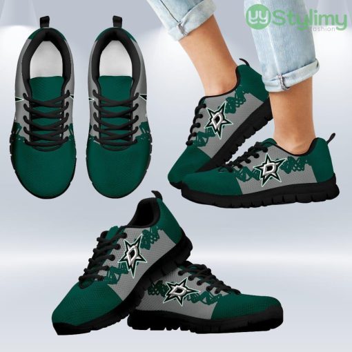 Doodle Line Amazing Dallas Stars Sneakers V1 Shoes Gift For Men And Women Product Photo 1
