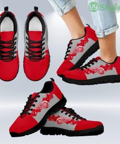 Doodle Line Amazing Detroit Red Wings Sneakers V1 Shoes Gift For Men And Women Product Photo 1