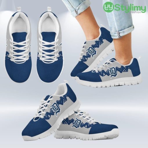 Doodle Line Amazing Detroit Tigers Sneakers V1 Shoes Gift For Men And Women Product Photo 2