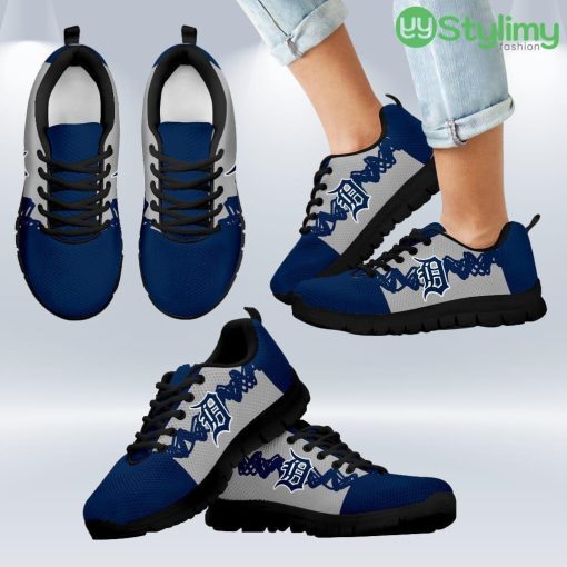 Doodle Line Amazing Detroit Tigers Sneakers V1 Shoes Gift For Men And Women Product Photo 1
