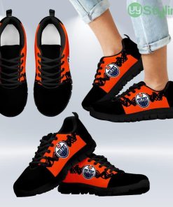 Doodle Line Amazing Edmonton Oilers Sneakers V2 Shoes Gift For Men And Women Product Photo 1