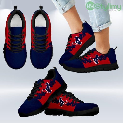 Doodle Line Amazing Houston Texans Sneakers V1 Shoes Gift For Men And Women Product Photo 1