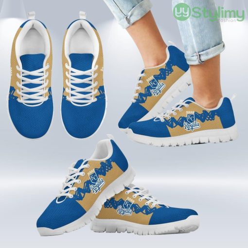 Doodle Line Amazing Kansas City Royals Sneakers V1 Shoes Gift For Men And Women Product Photo 2