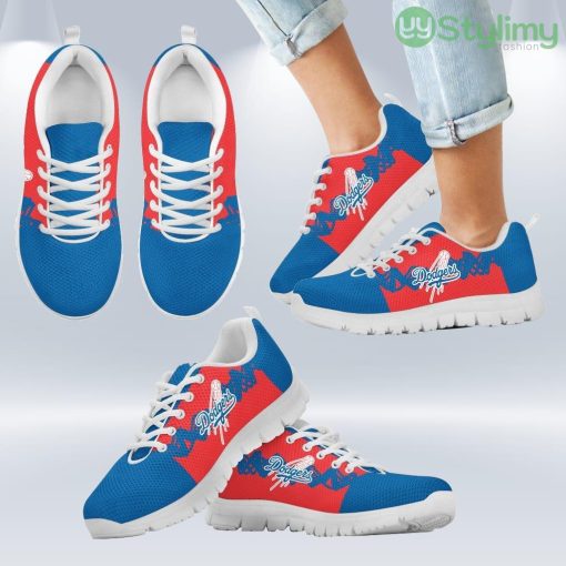 Doodle Line Amazing Los Angeles Dodgers Sneakers V1 Shoes Gift For Men And Women Product Photo 2