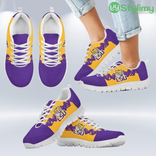Doodle Line Amazing LSU Tigers Sneakers Shoes Gift For Men And Women Product Photo 2