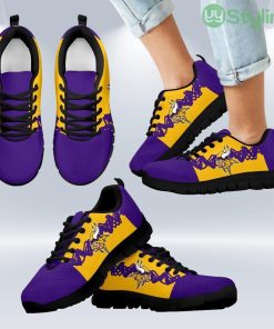 Doodle Line Amazing Minnesota Vikings Sneakers V1 Shoes Gift For Men And Women Product Photo 1