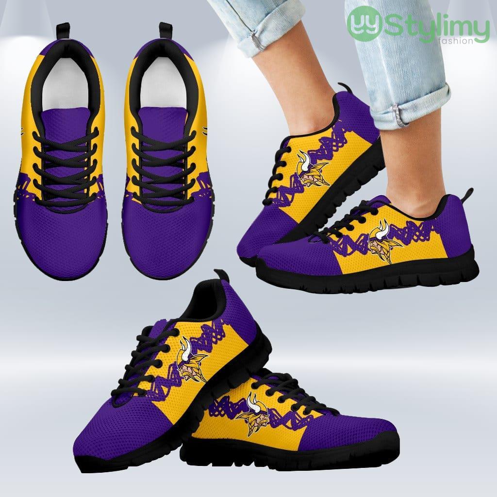 Doodle Line Amazing Minnesota Vikings Sneakers V1 Shoes Gift For Men And Women 5 Doodle Line Amazing Minnesota Vikings Sneakers V1 Shoes Gift For Men And Women Product Photo 1