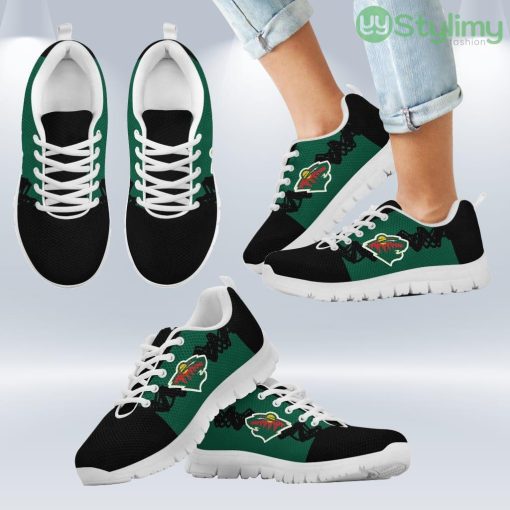 Doodle Line Amazing Minnesota Wild Sneakers V2 Shoes Gift For Men And Women Product Photo 2