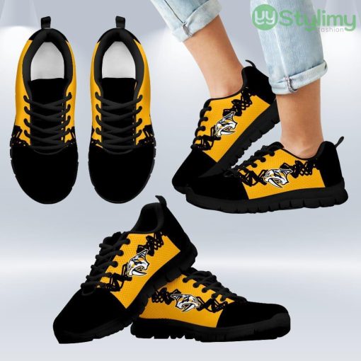 Doodle Line Amazing Nashville Predators Sneakers V2 Shoes Gift For Men And Women Product Photo 1