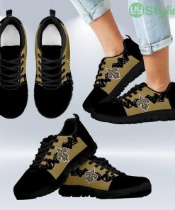 Doodle Line Amazing New Orleans Saints Sneakers V1 Shoes Gift For Men And Women Product Photo 1