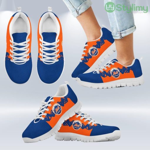 Doodle Line Amazing New York Mets Sneakers Shoes Gift For Men And Women Product Photo 2
