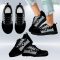 Doodle Line Amazing Oakland Raiders Sneakers V1 Shoes Gift For Men And Women Product Photo 2