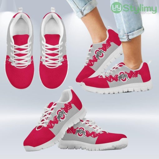 Doodle Line Amazing Ohio State Buckeyes Sneakers Shoes Gift For Men And Women Product Photo 2