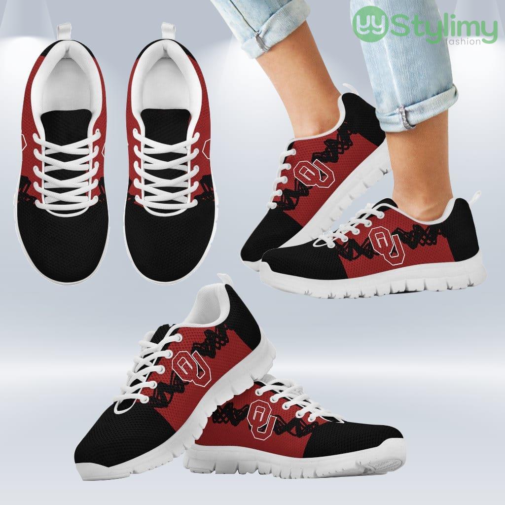 Doodle Line Amazing Oklahoma Sooners Sneakers Shoes Gift For Men And Women 2 Doodle Line Amazing Oklahoma Sooners Sneakers Shoes Gift For Men And Women Product Photo 2